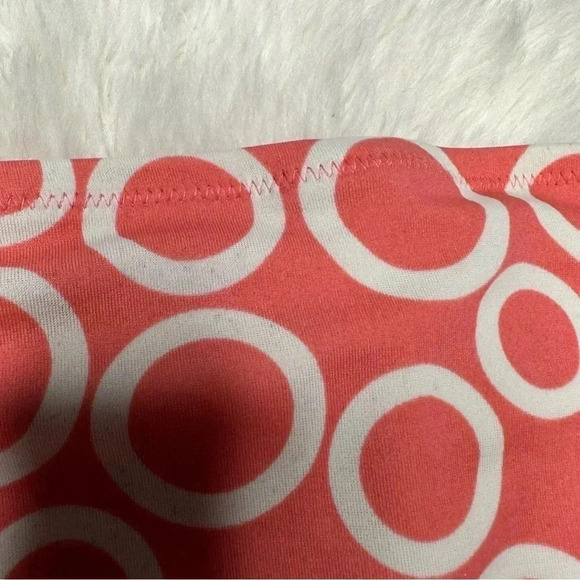 Victoria’s Secret Swim Bottoms Bikini Tie Sides Circles Peach & White Size Large - Picture 16 of 16